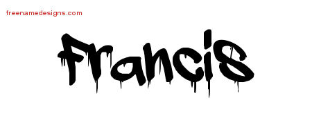 Graffiti Name Tattoo Designs Francis Free Lettering