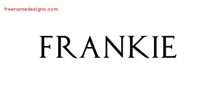 Regal Victorian Name Tattoo Designs Frankie Graphic Download