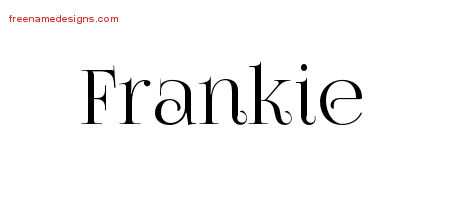 Vintage Name Tattoo Designs Frankie Free Download