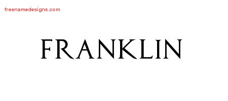Regal Victorian Name Tattoo Designs Franklin Printable
