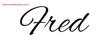 Cursive Name Tattoo Designs Fred Download Free