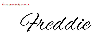 Cursive Name Tattoo Designs Freddie Download Free
