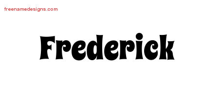 Groovy Name Tattoo Designs Frederick Free