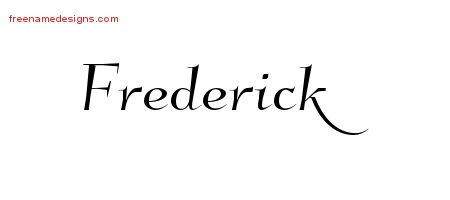 Elegant Name Tattoo Designs Frederick Download Free