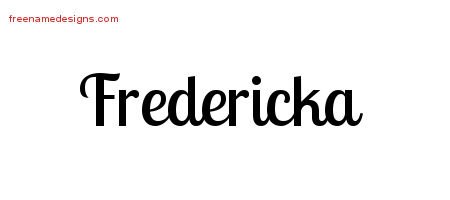 Handwritten Name Tattoo Designs Fredericka Free Download Handwritten Name Tattoo Designs Fredericka Free Download