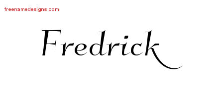 Elegant Name Tattoo Designs Fredrick Download Free