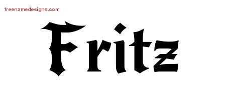Gothic Name Tattoo Designs Fritz Download Free