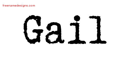 Typewriter Name Tattoo Designs Gail Free Download