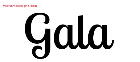 Handwritten Name Tattoo Designs Gala Free Download