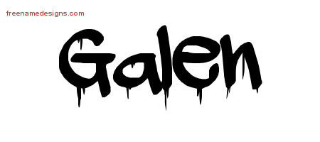 Graffiti Name Tattoo Designs Galen Free