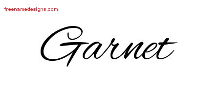 Cursive Name Tattoo Designs Garnet Download Free