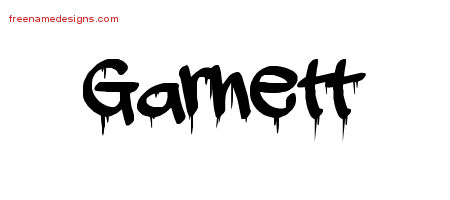 Graffiti Name Tattoo Designs Garnett Free Lettering