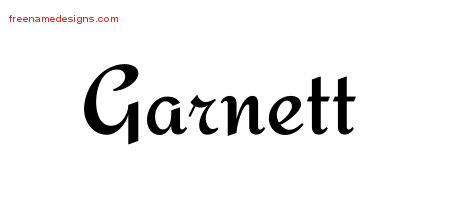 Calligraphic Stylish Name Tattoo Designs Garnett Download Free
