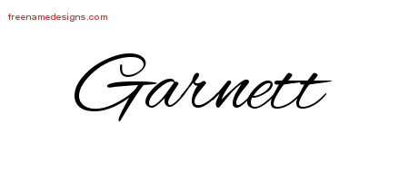 Cursive Name Tattoo Designs Garnett Download Free