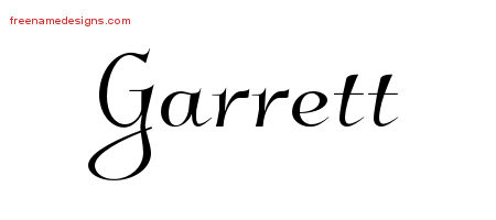 Elegant Name Tattoo Designs Garrett Download Free