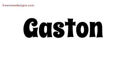 Groovy Name Tattoo Designs Gaston Free