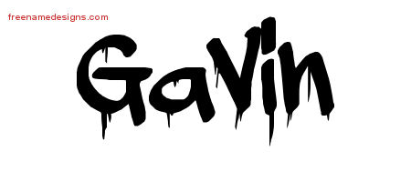Graffiti Name Tattoo Designs Gavin Free