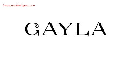 Flourishes Name Tattoo Designs Gayla Printable Flourishes Name Tattoo Designs Gayla Printable