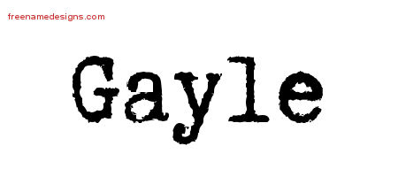 Typewriter Name Tattoo Designs Gayle Free Download