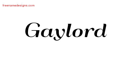 Art Deco Name Tattoo Designs Gaylord Graphic Download