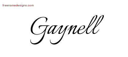 Calligraphic Name Tattoo Designs Gaynell Download Free