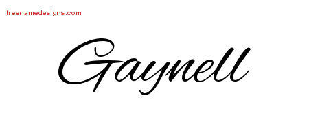 Cursive Name Tattoo Designs Gaynell Download Free