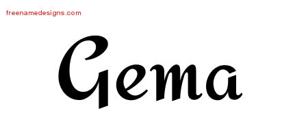 Calligraphic Stylish Name Tattoo Designs Gema Download Free