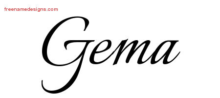 Calligraphic Name Tattoo Designs Gema Download Free