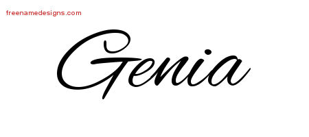 Cursive Name Tattoo Designs Genia Download Free
