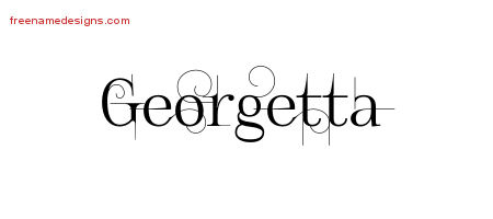 Decorated Name Tattoo Designs Georgetta Free