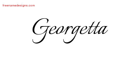 Calligraphic Name Tattoo Designs Georgetta Download Free