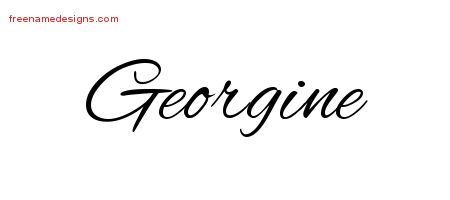 Cursive Name Tattoo Designs Georgine Download Free