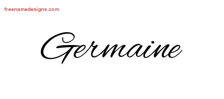 Cursive Name Tattoo Designs Germaine Download Free