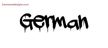 Graffiti Name Tattoo Designs German Free