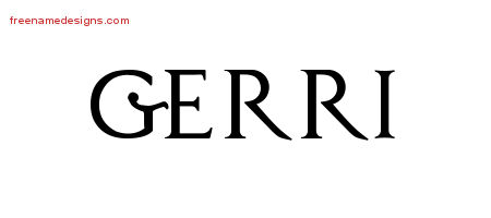 Regal Victorian Name Tattoo Designs Gerri Graphic Download Regal Victorian Name Tattoo Designs Gerri Graphic Download