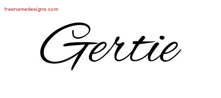 Cursive Name Tattoo Designs Gertie Download Free