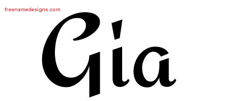 Calligraphic Stylish Name Tattoo Designs Gia Download Free