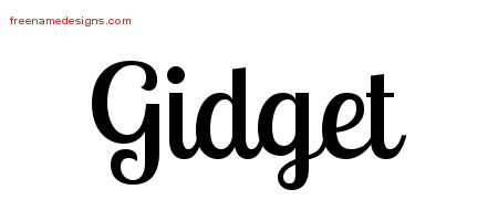 Handwritten Name Tattoo Designs Gidget Free Download
