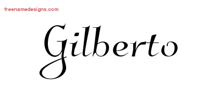 Elegant Name Tattoo Designs Gilberto Download Free