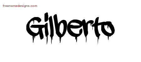 Graffiti Name Tattoo Designs Gilberto Free