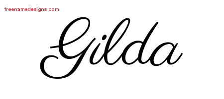 Classic Name Tattoo Designs Gilda Graphic Download Classic Name Tattoo Designs Gilda Graphic Download
