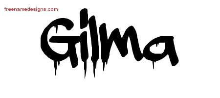 Graffiti Name Tattoo Designs Gilma Free Lettering