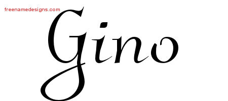 Elegant Name Tattoo Designs Gino Download Free