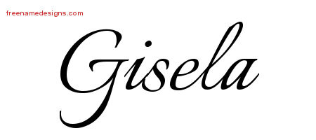 Calligraphic Name Tattoo Designs Gisela Download Free