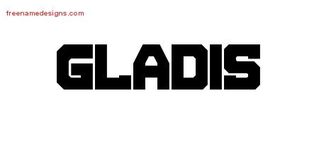 Titling Name Tattoo Designs Gladis Free Printout