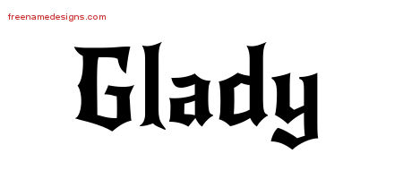 Gothic Name Tattoo Designs Glady Free Graphic