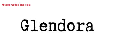 Typewriter Name Tattoo Designs Glendora Free Download