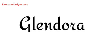 Calligraphic Stylish Name Tattoo Designs Glendora Download Free