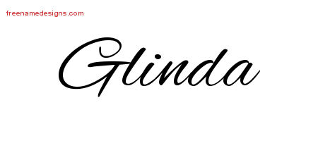 Cursive Name Tattoo Designs Glinda Download Free