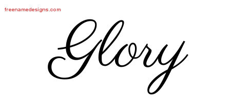 Classic Name Tattoo Designs Glory Graphic Download
